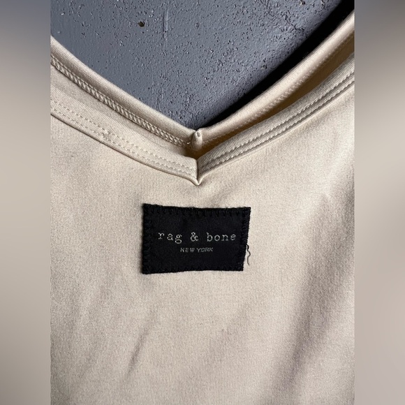 Rag & Bone. Off-White Archetype Roxie Bodysuit Size XS - Picture 6 of 7